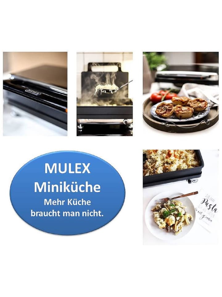 Mulex Kontaktgrill: 2200W Antihaftbeschichtet in Silber günstig kaufen 1