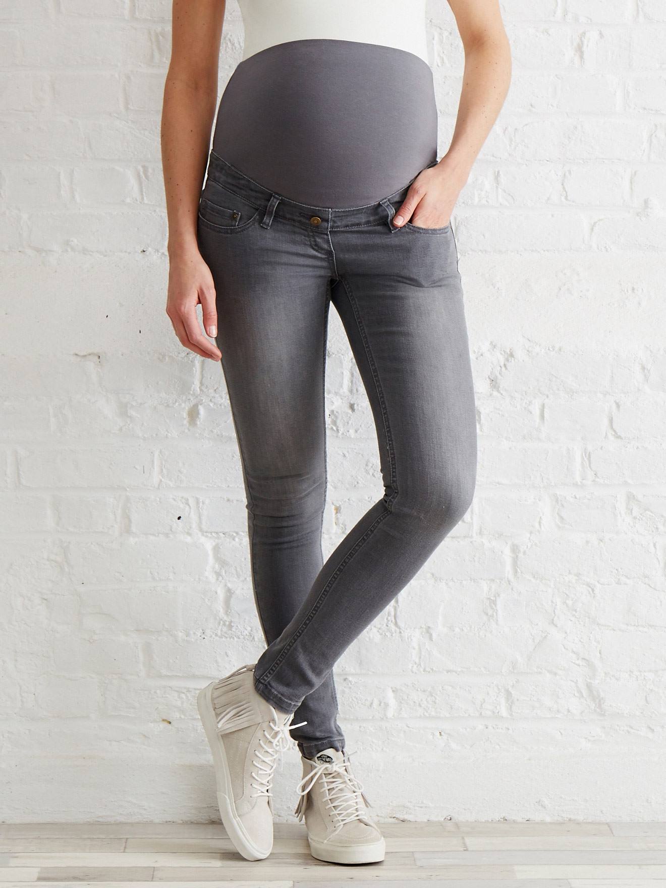 Jean slim stretch de grossesse entrejambe 85 denim black