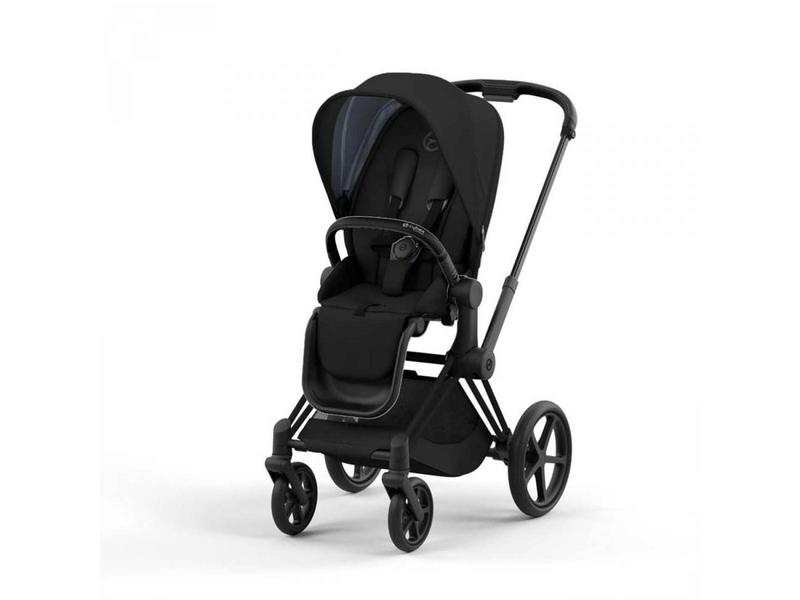 Poussette PRIAM 4 châssis Matt Black habillage Deep black