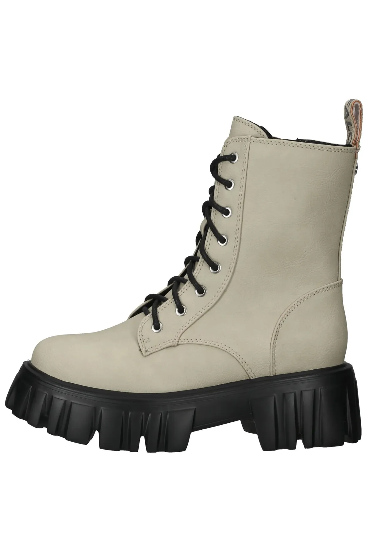 Buffalo  Stiefelette - Grau - Blockabsatz