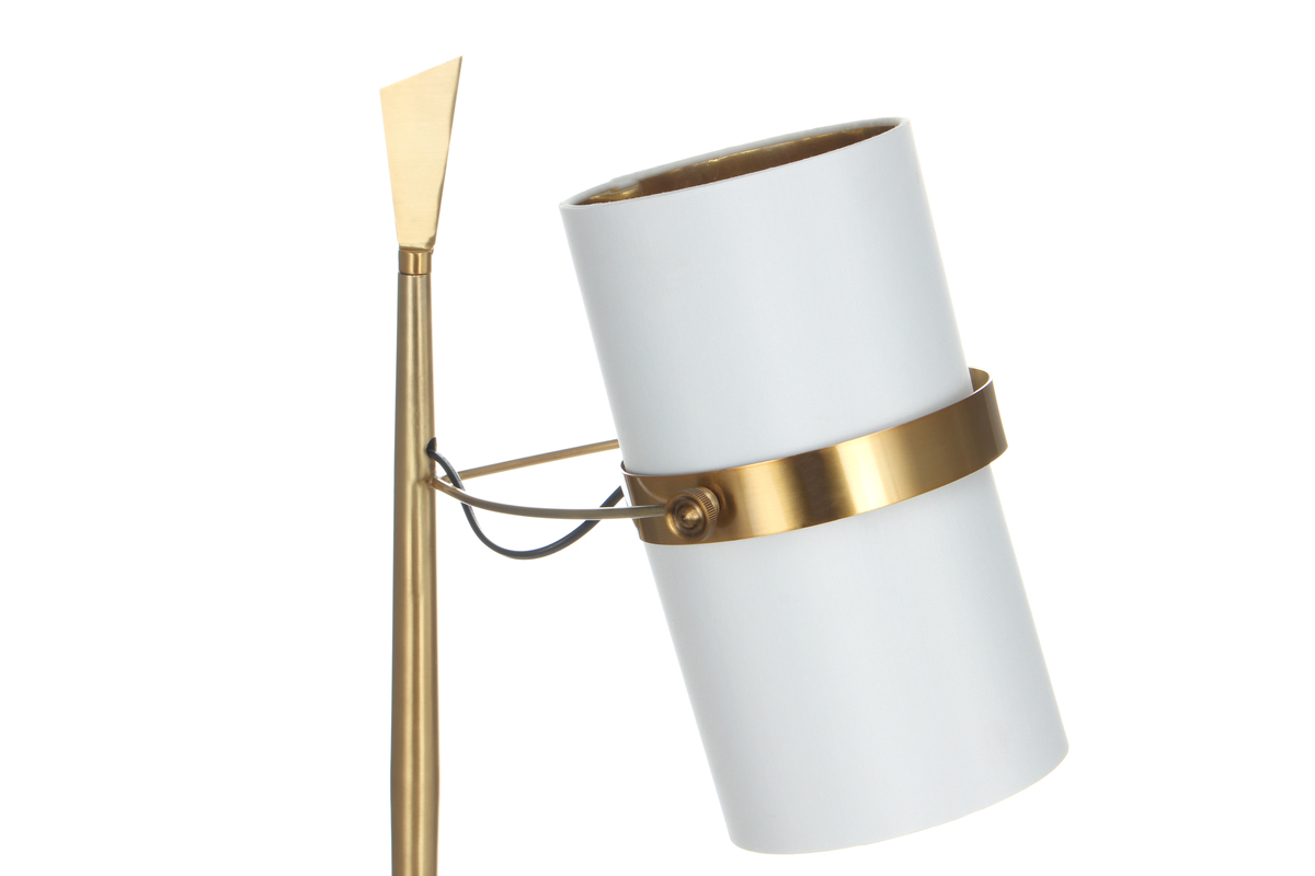 Kayoom Tischlampe Novum 210 Weiß / Gold
