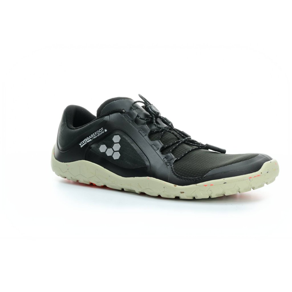 Vivobarefoot Trail II All Weather FG L Obsidian Textile sportliche Barfußschuhe