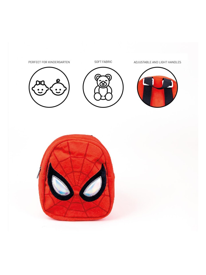 Spiderman Rucksack Kindergarten in Rot günstig kaufen onesize