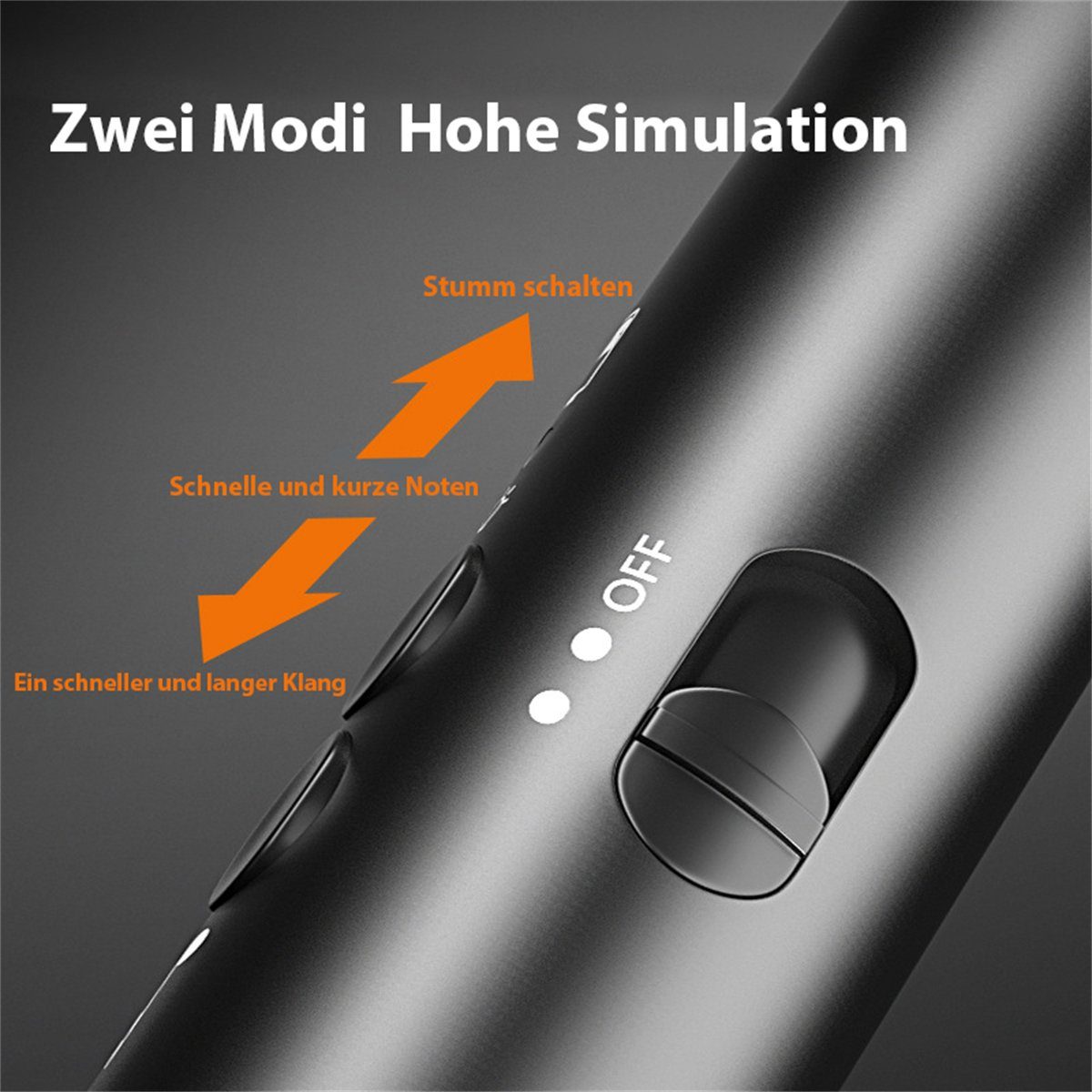 TUABUR Handpfeife Elektronische Pfeife, wiederaufladbare elektronische Hilfepfeife, (1-St), Haustiertraining Wildnis-Überlebens-Verkehrsbefehl