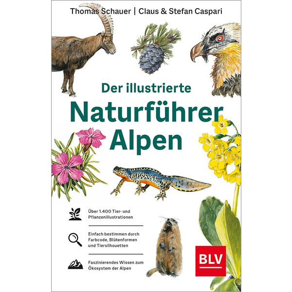 DER ILLUSTRIERTE NATURFÜHRER ALPEN - Sachbuch