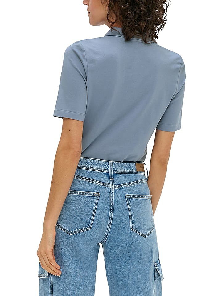 S.OLIVER RED LABEL Poloshirt in Hellblau günstig kaufen 40