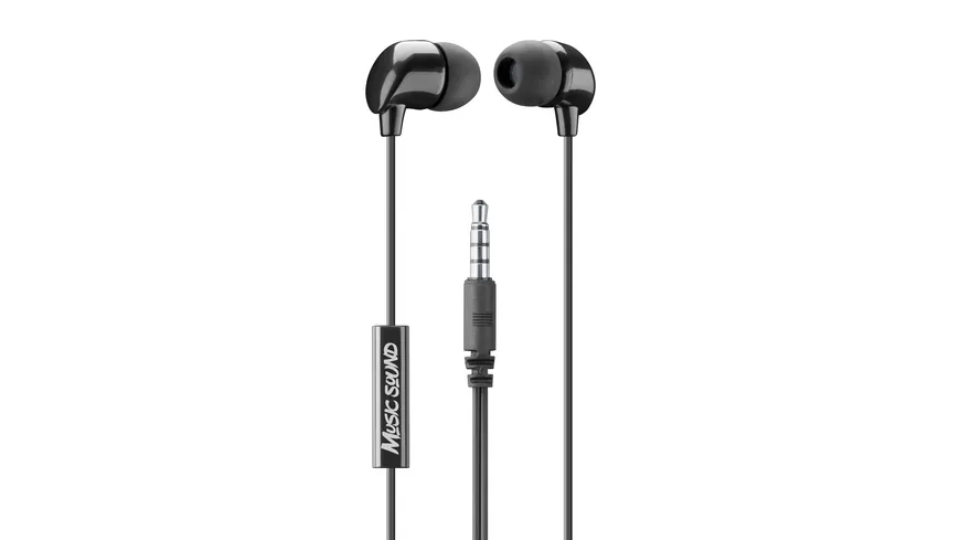 Cellularline Music & Sound IN-EAR Earphones Black