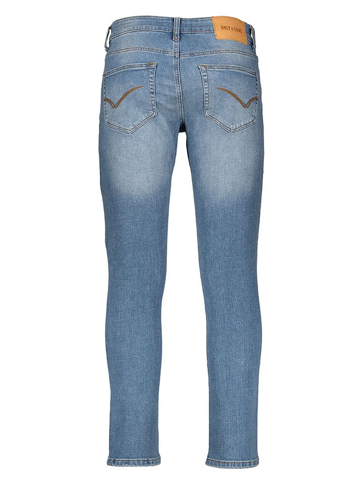 ONLY & SONS Jeans - Skinny fit - in Blau günstig kaufen