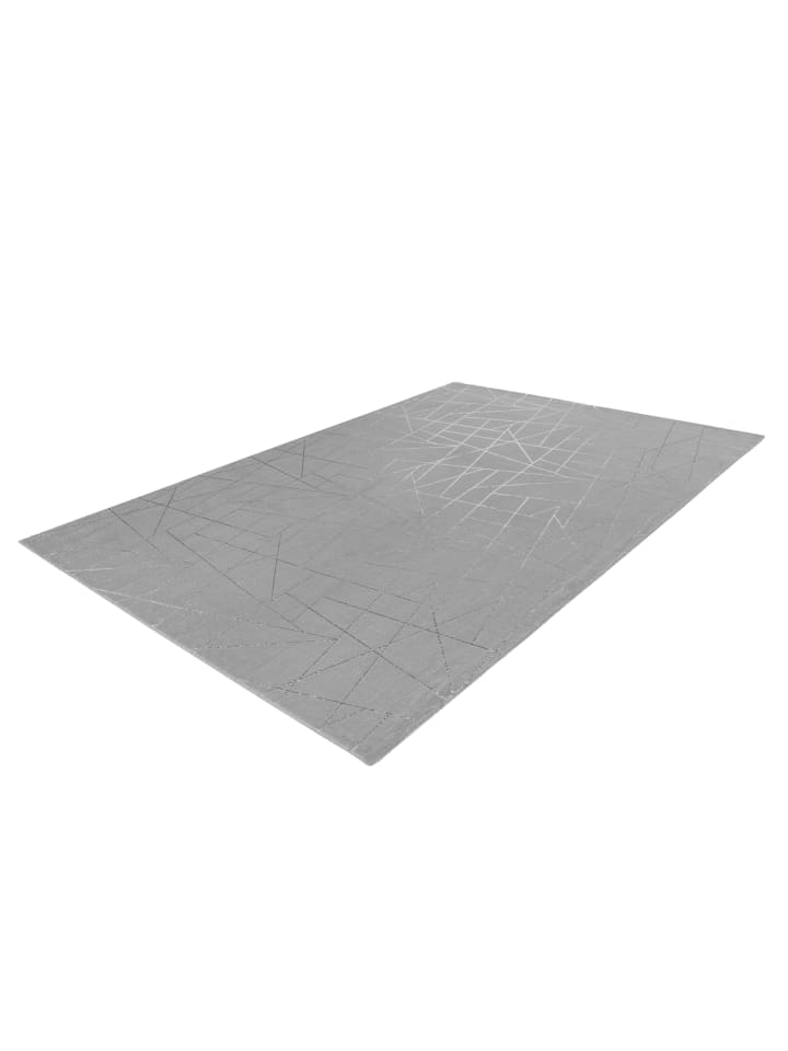 Kayoom Teppich Cathee in Taupe / Silber günstig kaufen