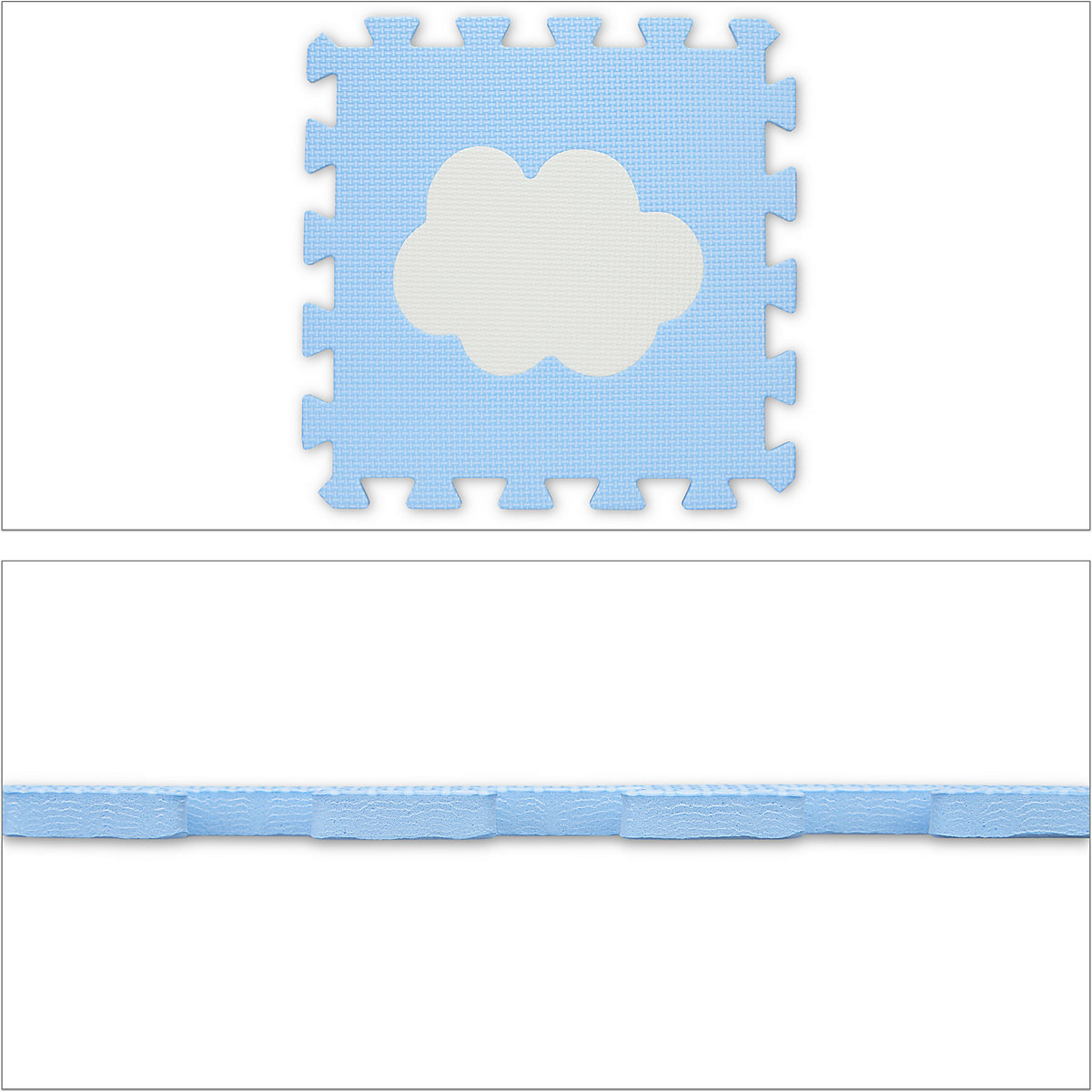 18-tlg. Puzzlematte Wolke