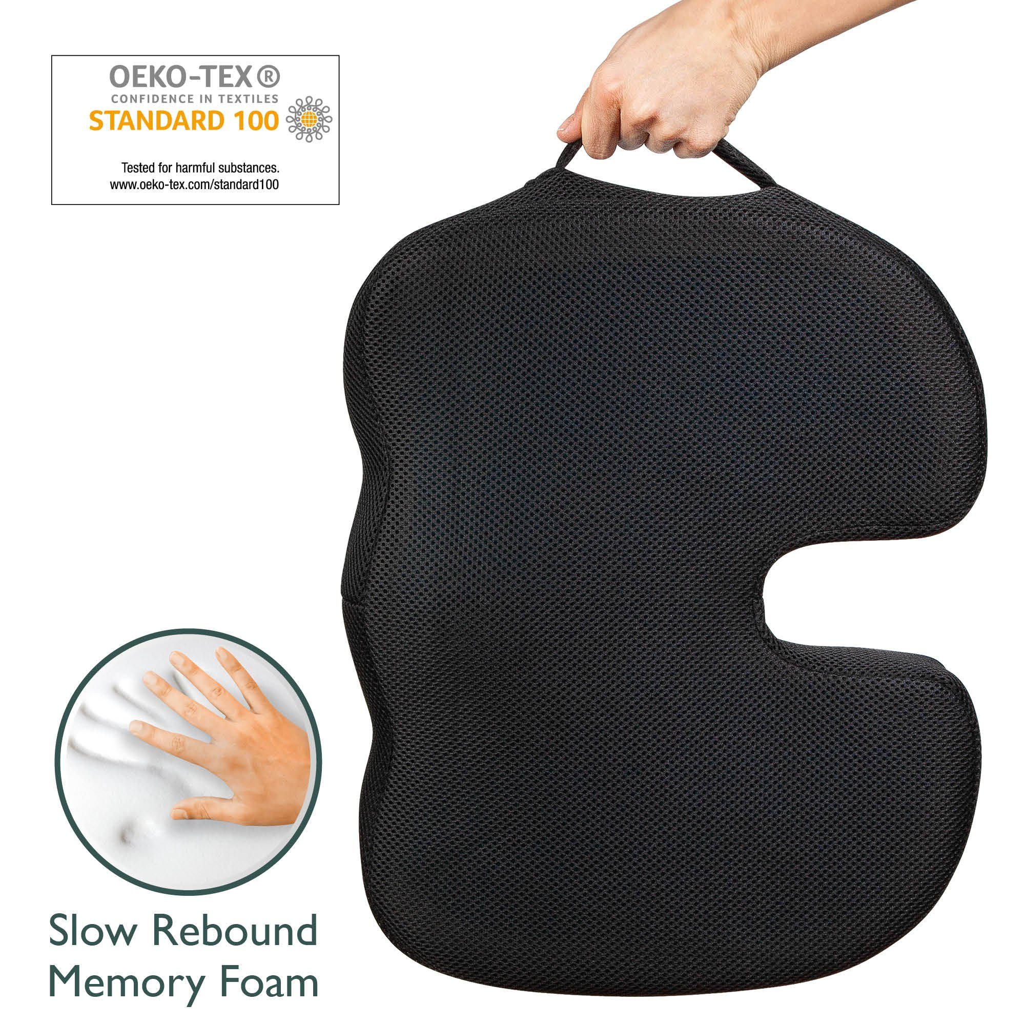 Beautissu Sitzkissen BeauErgo FS, ergonomische Sitzerhöhung