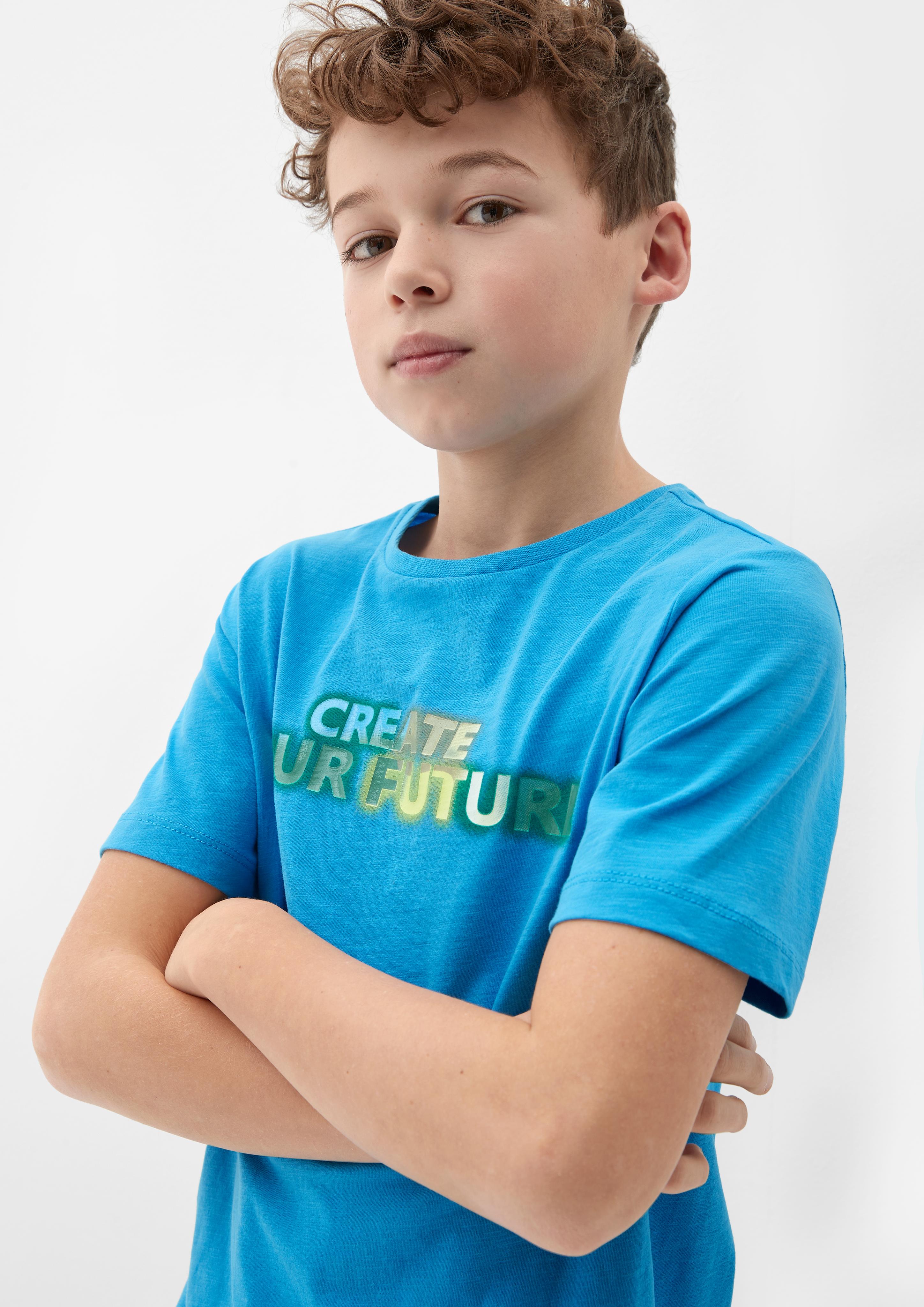 T-Shirt mit Statement-Print  2128283-6431