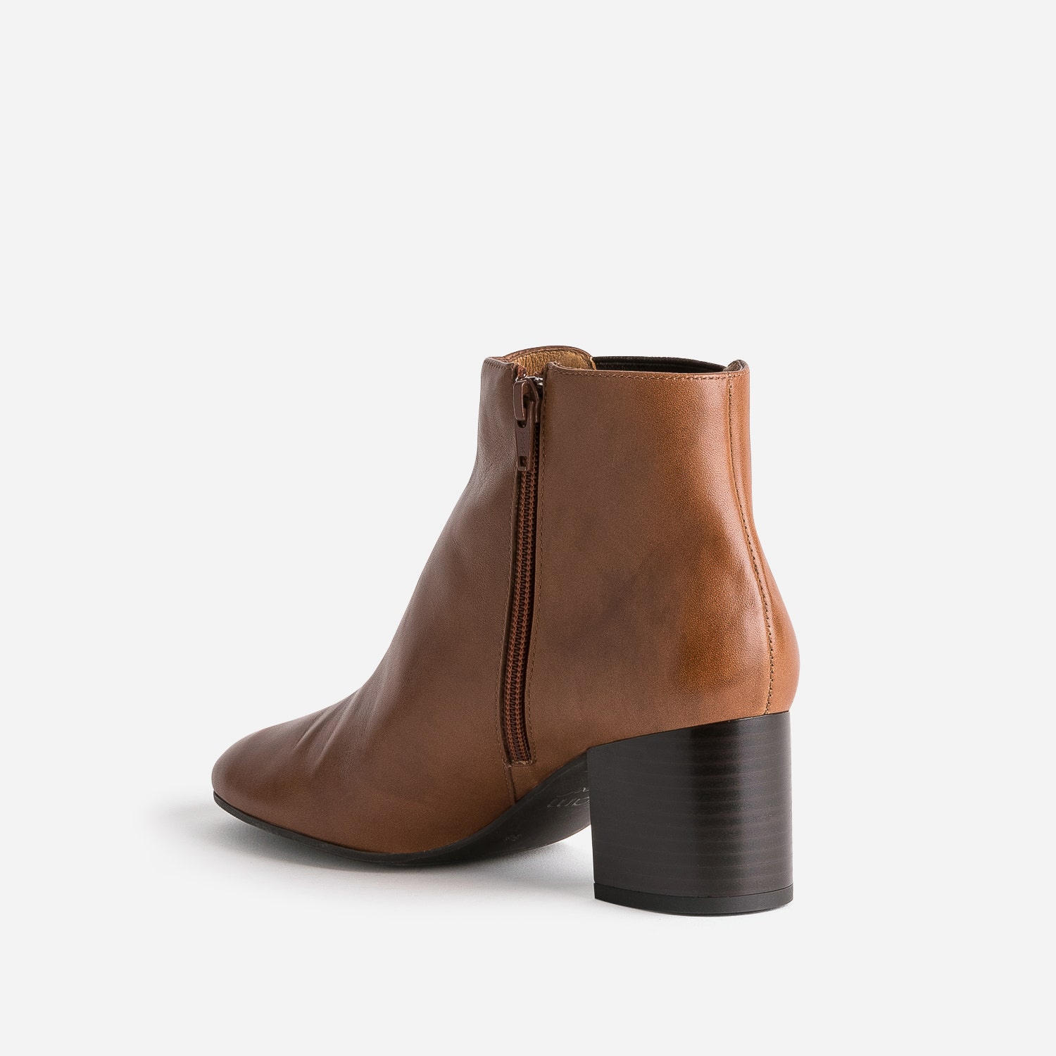 Chelsea boots à talon ERAM FLEX marron en cuir