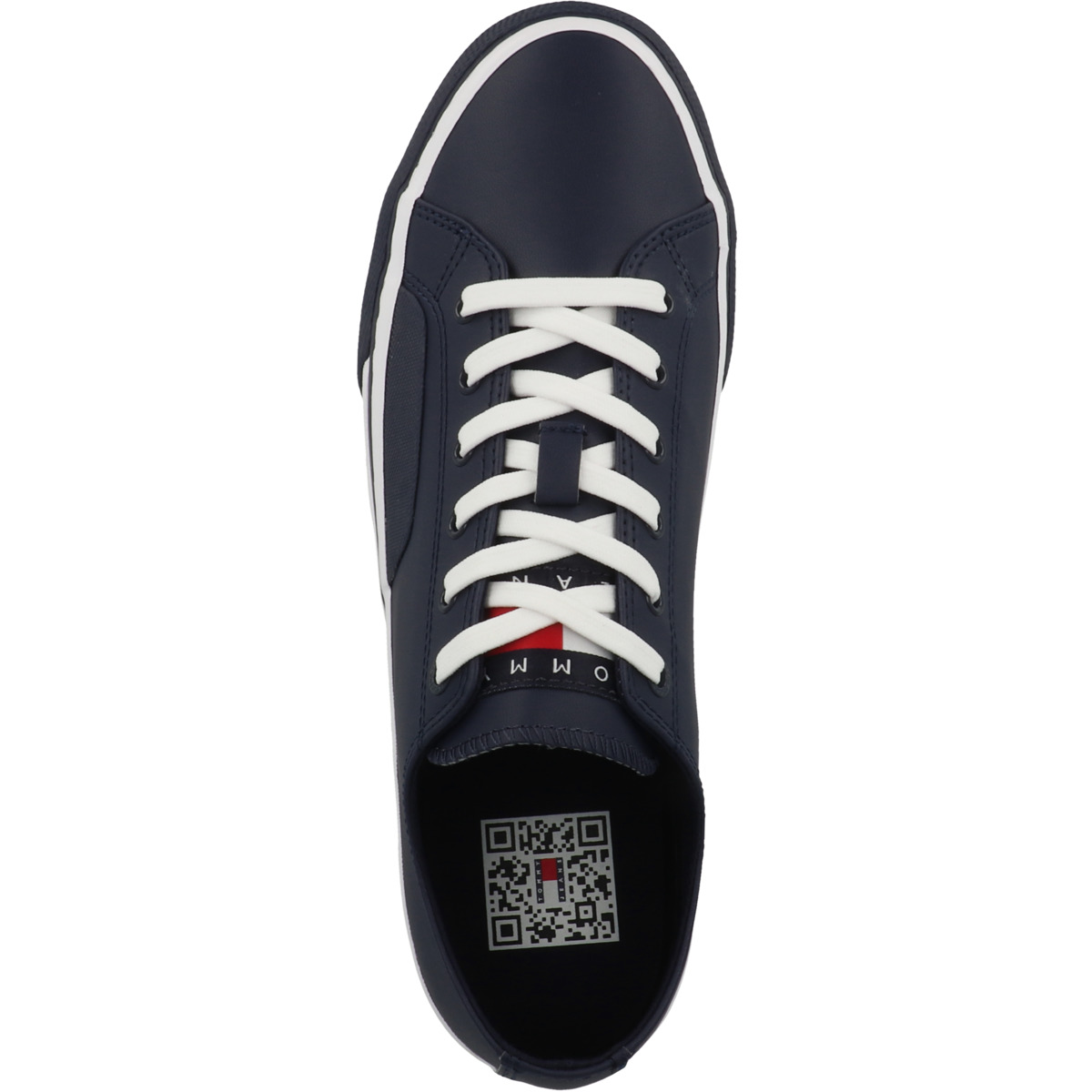 Tommy Hilfiger Tommy Jeans Mens Leather Vulc Sneaker Low blau