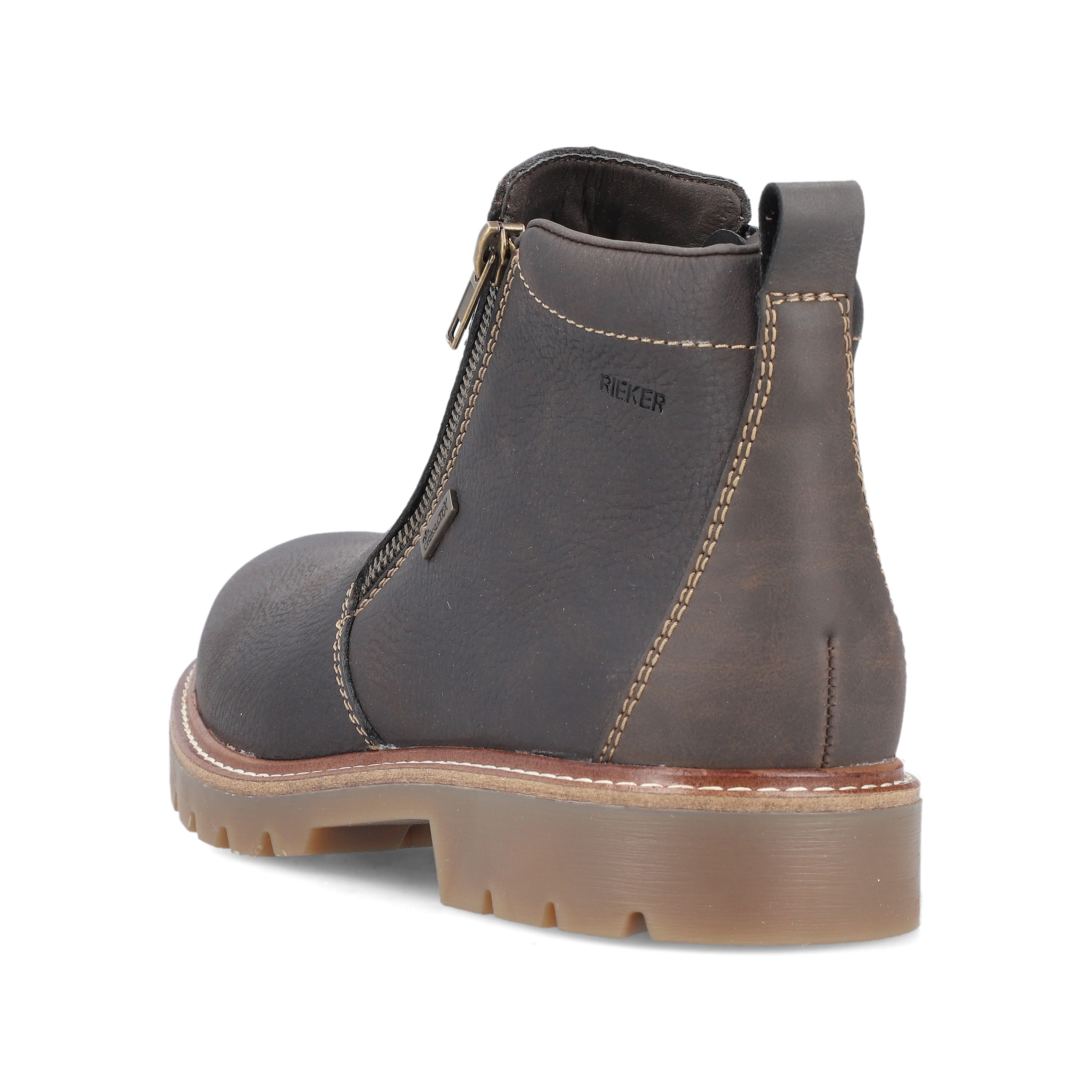 Rieker Herren Kurzstiefel schwarzbraun