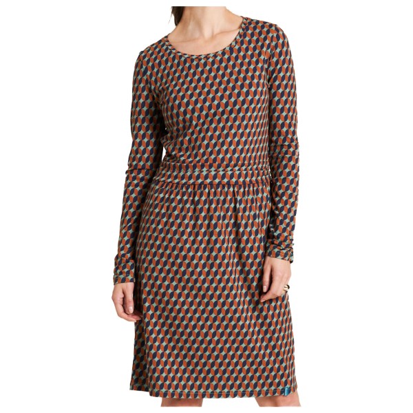 Tranquillo - Women's Tailliertes Jersey-Kleid Crew Neck - Kleid