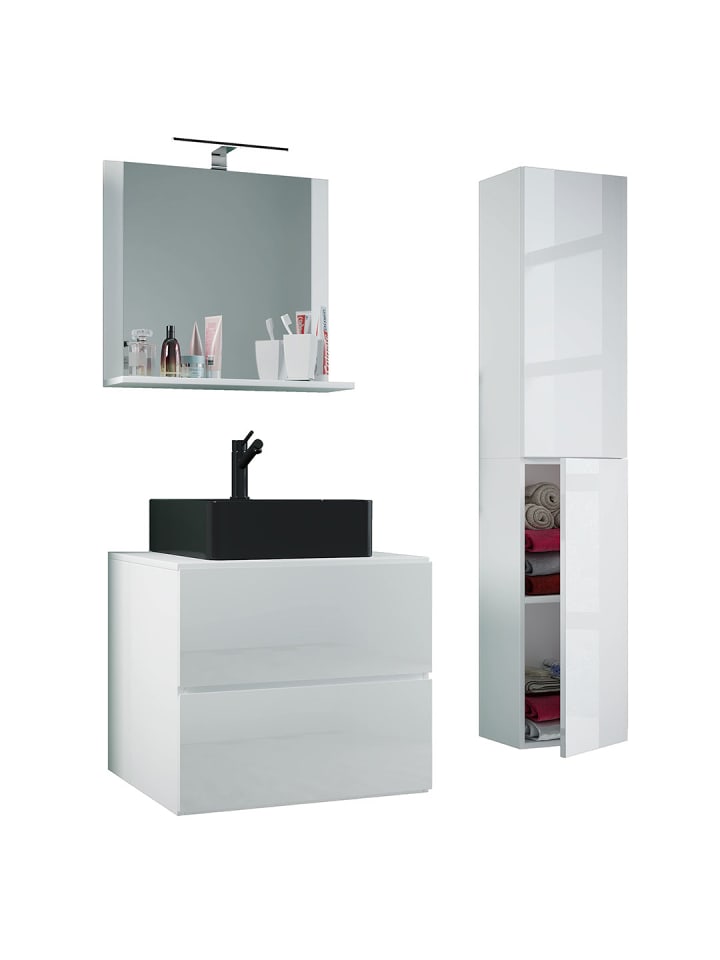 ebuy24 Badmöbelset LendasLBL weiß weiß 94 x 52 cm günstig kaufen onesize