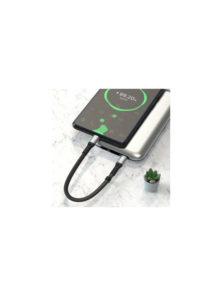 COFI 1453 Dudao L10C Kabel USB Typ C - USB Typ C PD100W 0,23 m schwarz in Schwarz günstig kaufen onesize