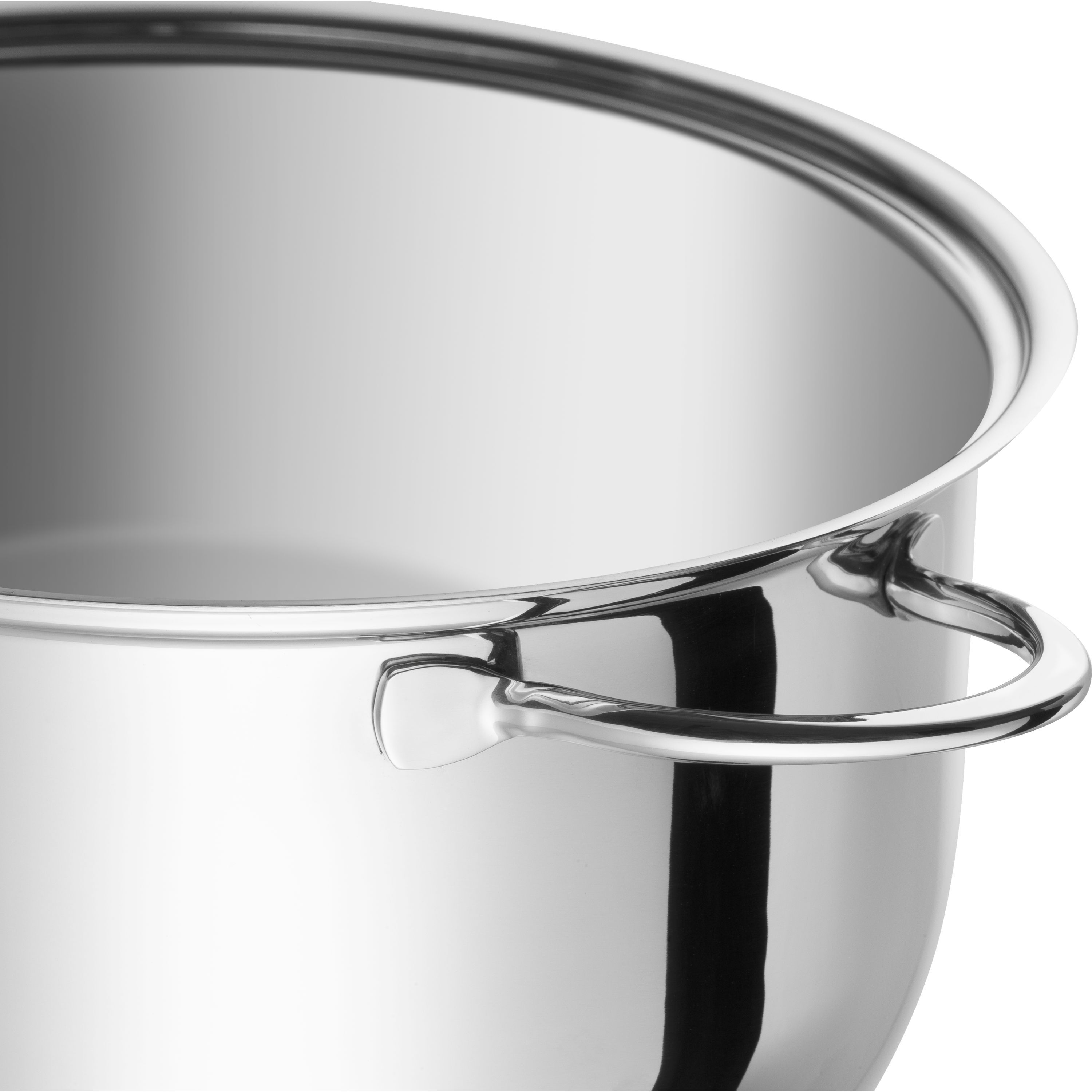 Bräter 41 cm, 18/10 Edelstahl, Silber