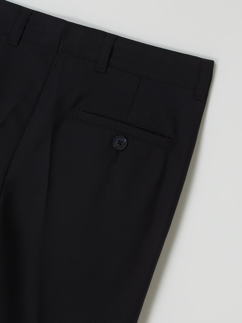 Regular Fit Hose mit Viskose-Anteil in marineblau