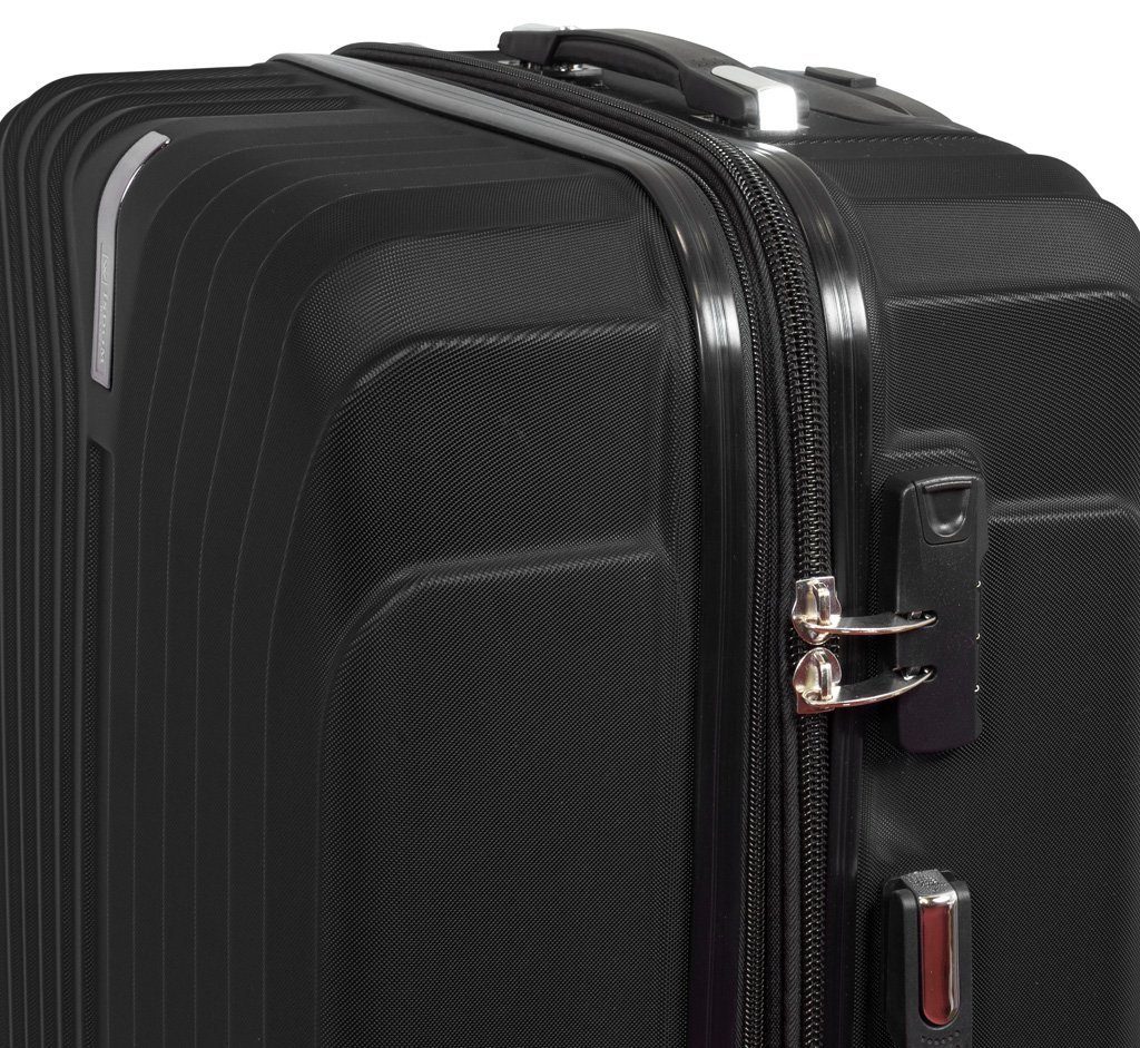 Trendyshop365 Handgepäck-Trolley Almeria 46 Liter, 4 Rollen, Zwillingsrollen, Zahlenschloss, robust und leicht