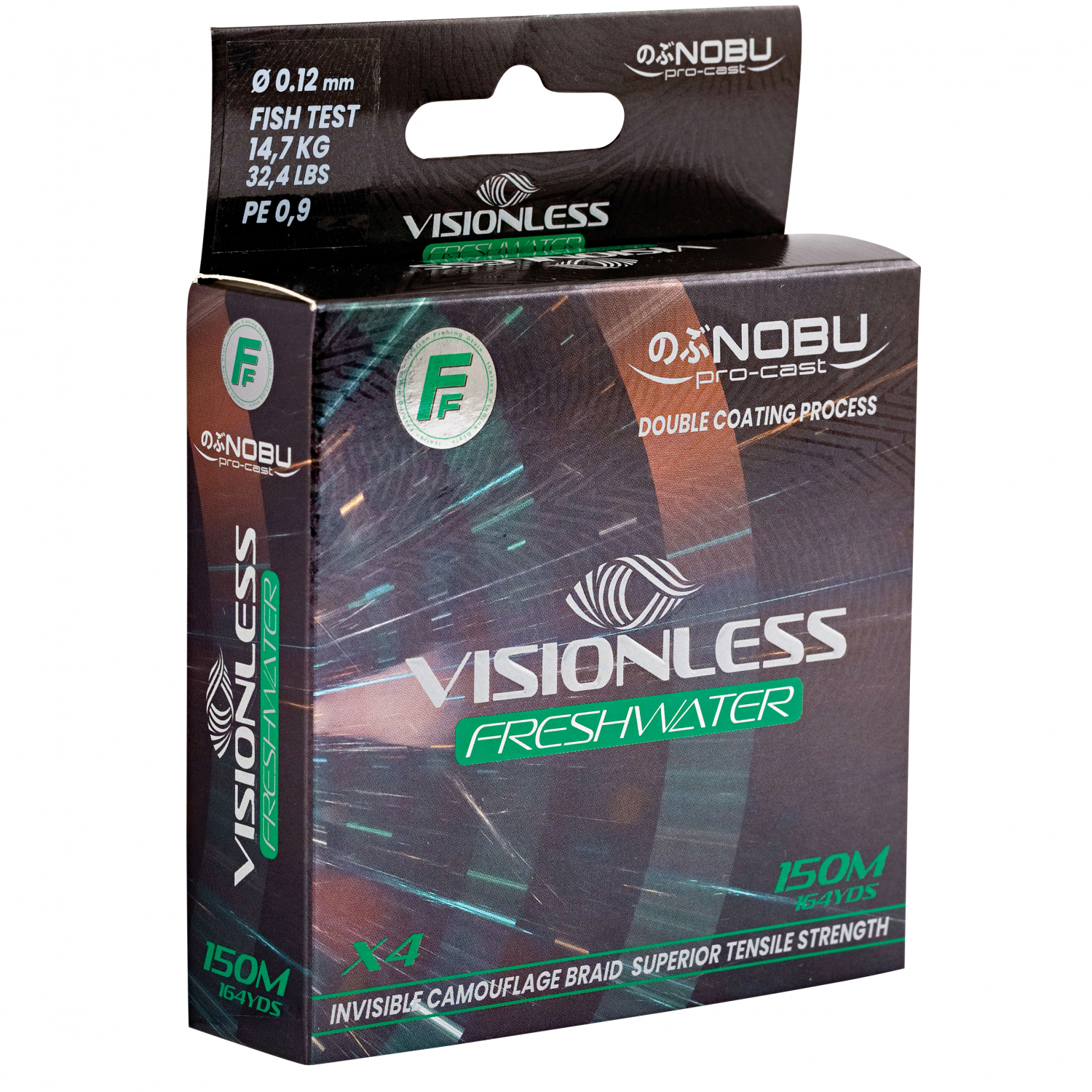 Lineaeffe Angelschnur Visionless Freshwater 4X Braid (300 m)