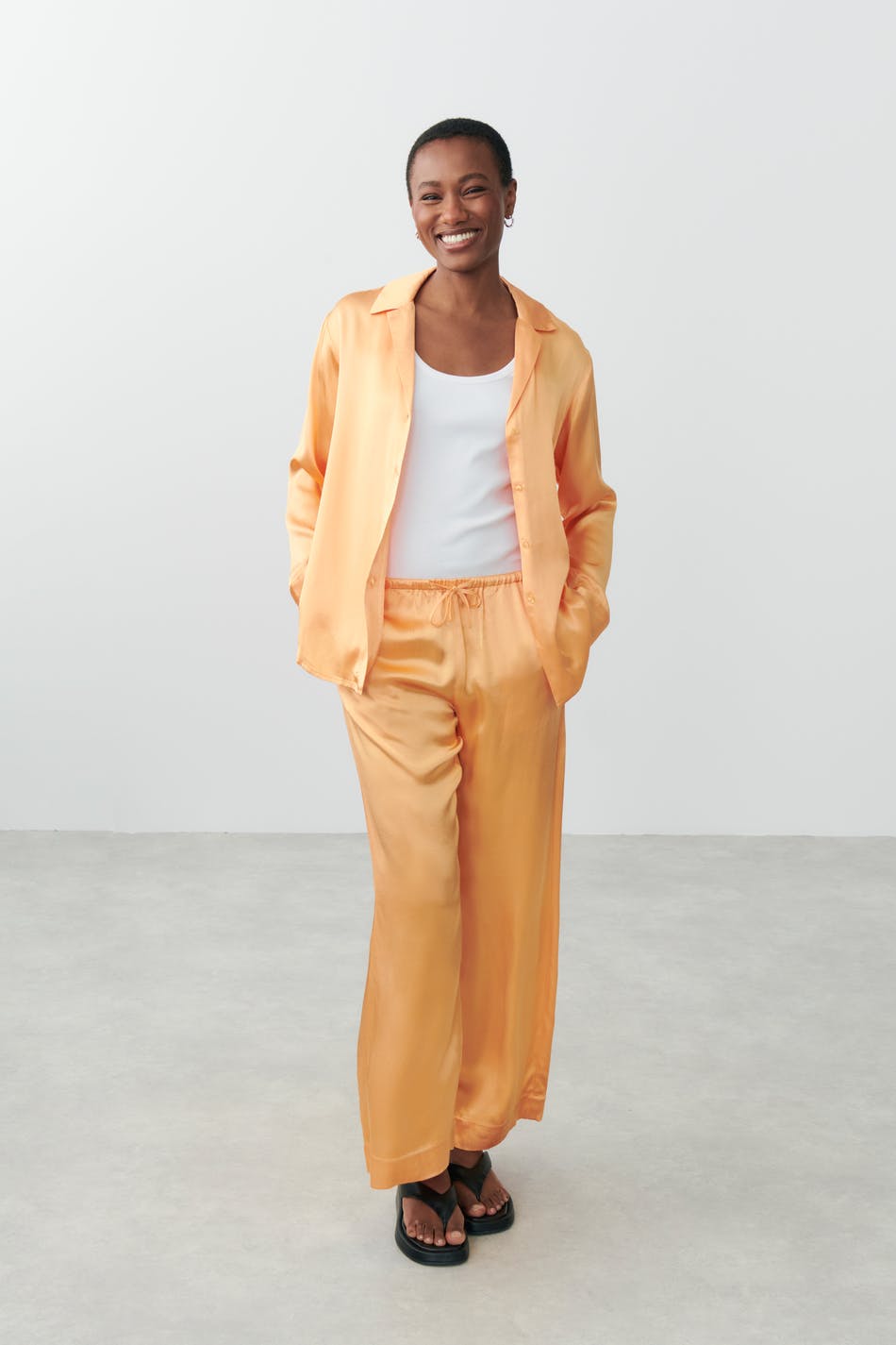 Satin shirt