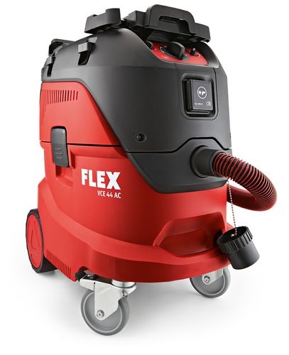 Flex-tools 465704 VCE44M AC-SET Biztonsági porszívó automatikus szűrőtisztítóval, 42 l, M osztály + tisztítókészlet