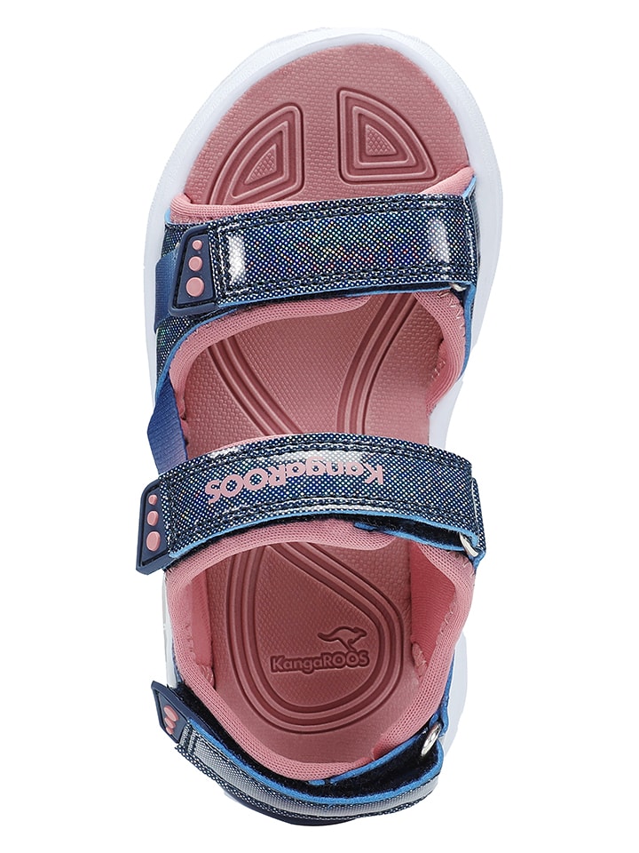 Kangaroos Sandalen in Dunkelblau/ Rosa günstig kaufen