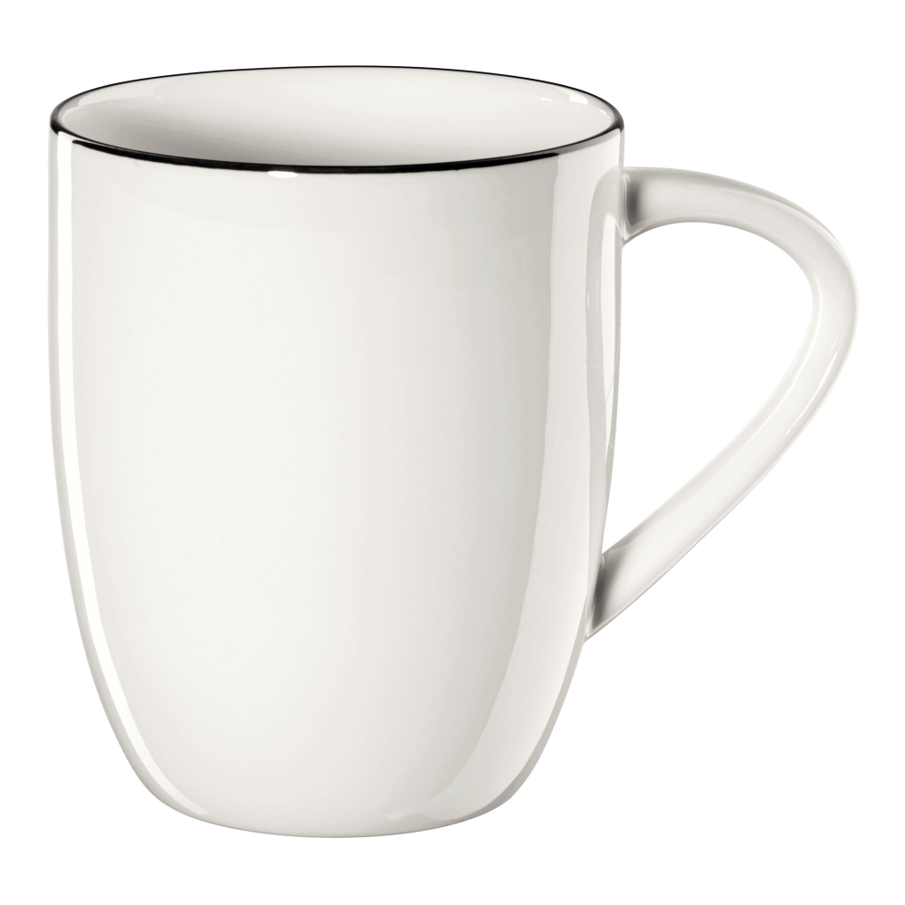 Kaffeebecher 350ml ligne noire