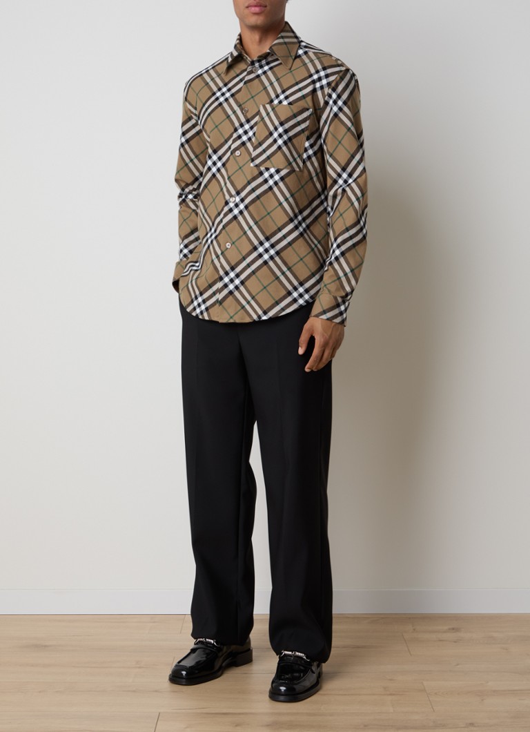 Burberry Regular fit krekls ar rūtainu rakstu un krūšu kabatu