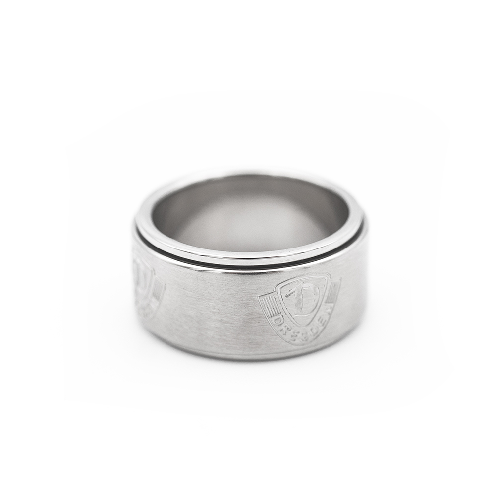 Ring LOGO Edelstahl DREHBAR