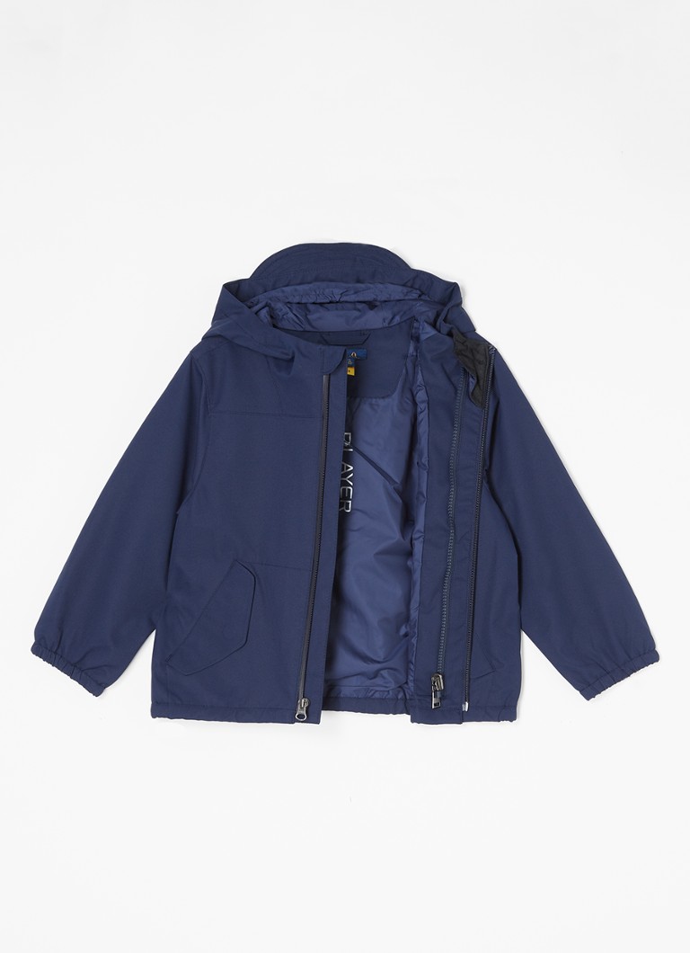 Ralph Laurenin tuulitakki, jossa logobrodeeraus ja huppu