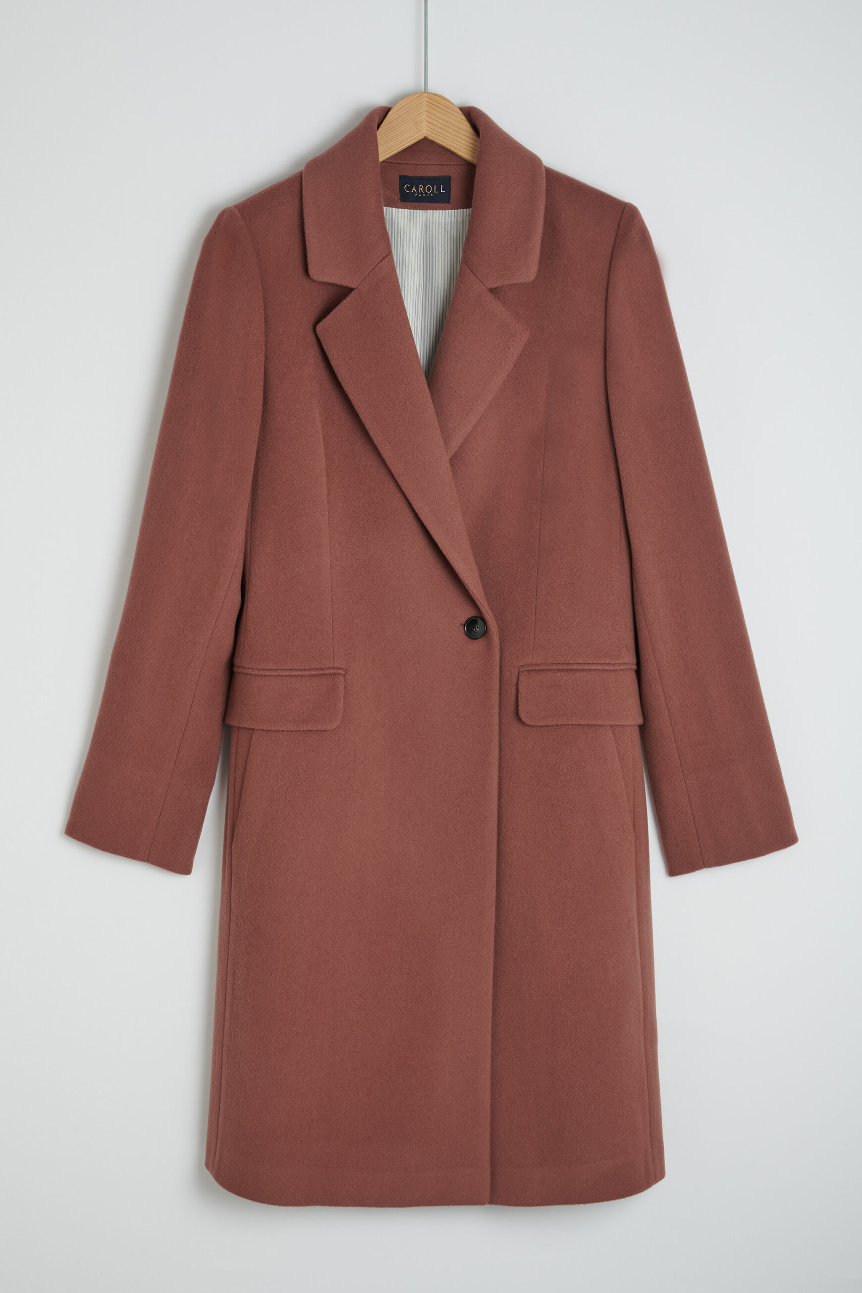 manteau norton vieux rose femme