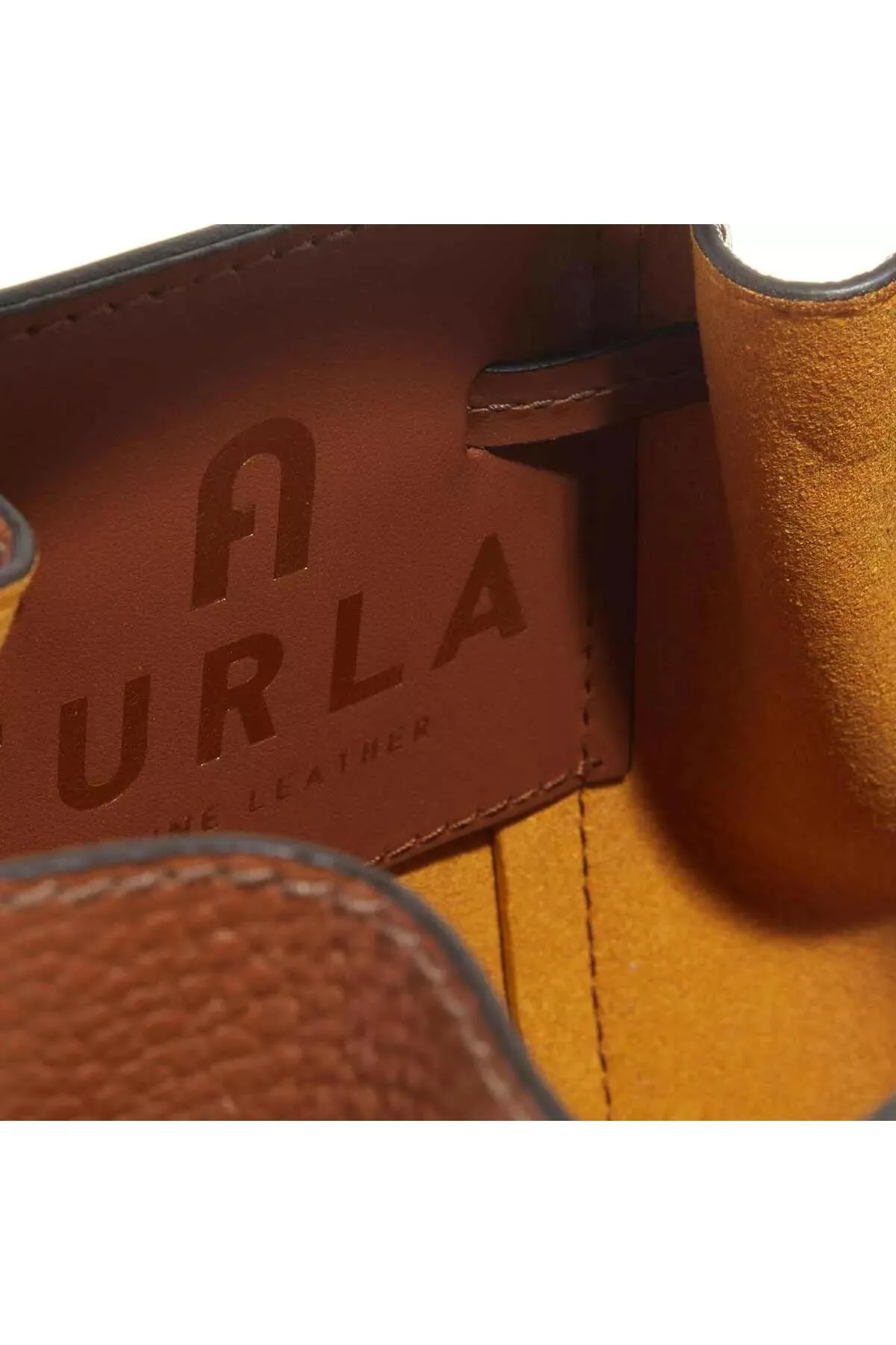 FURLA  MIASTELLA MINI BUCKET BA Cognac