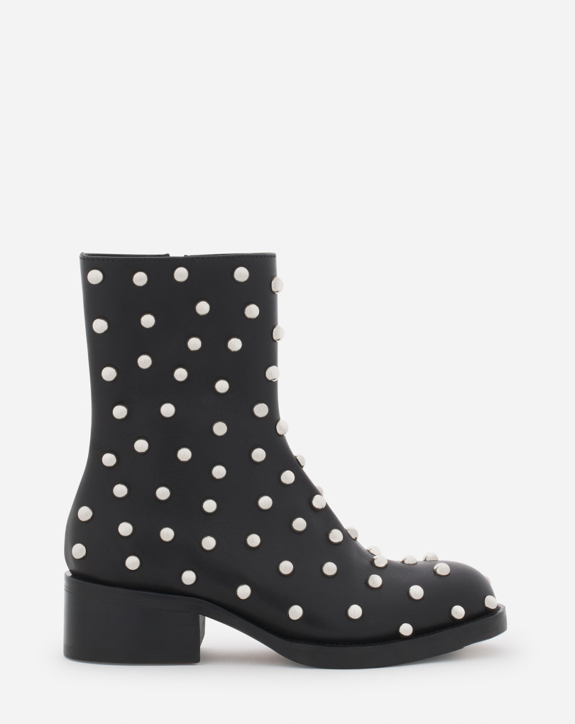 BOTTINES MEDLEY EN CUIR AVEC STUDS
