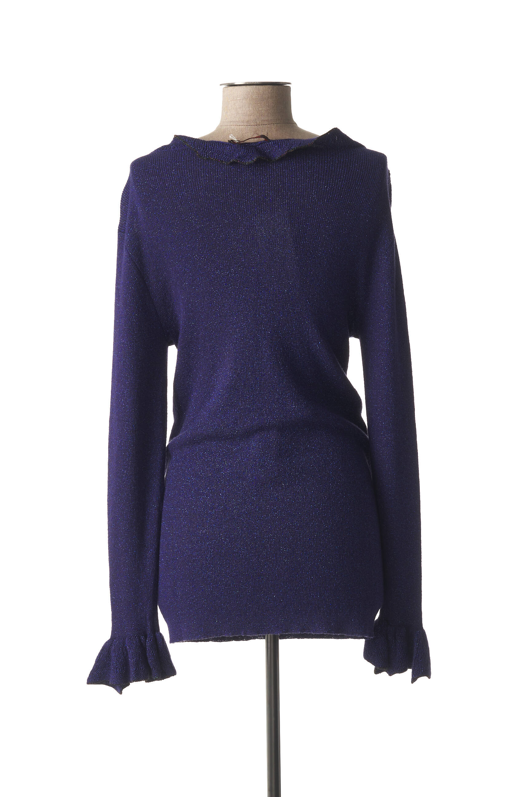 Fragile Pulls Maternite Femme couleur bleu