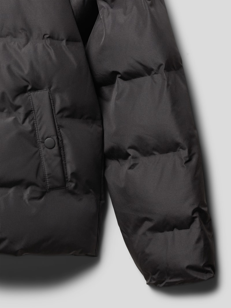 Jacke mit seitlichen Eingrifftaschen Modell 'jan' in schwarz