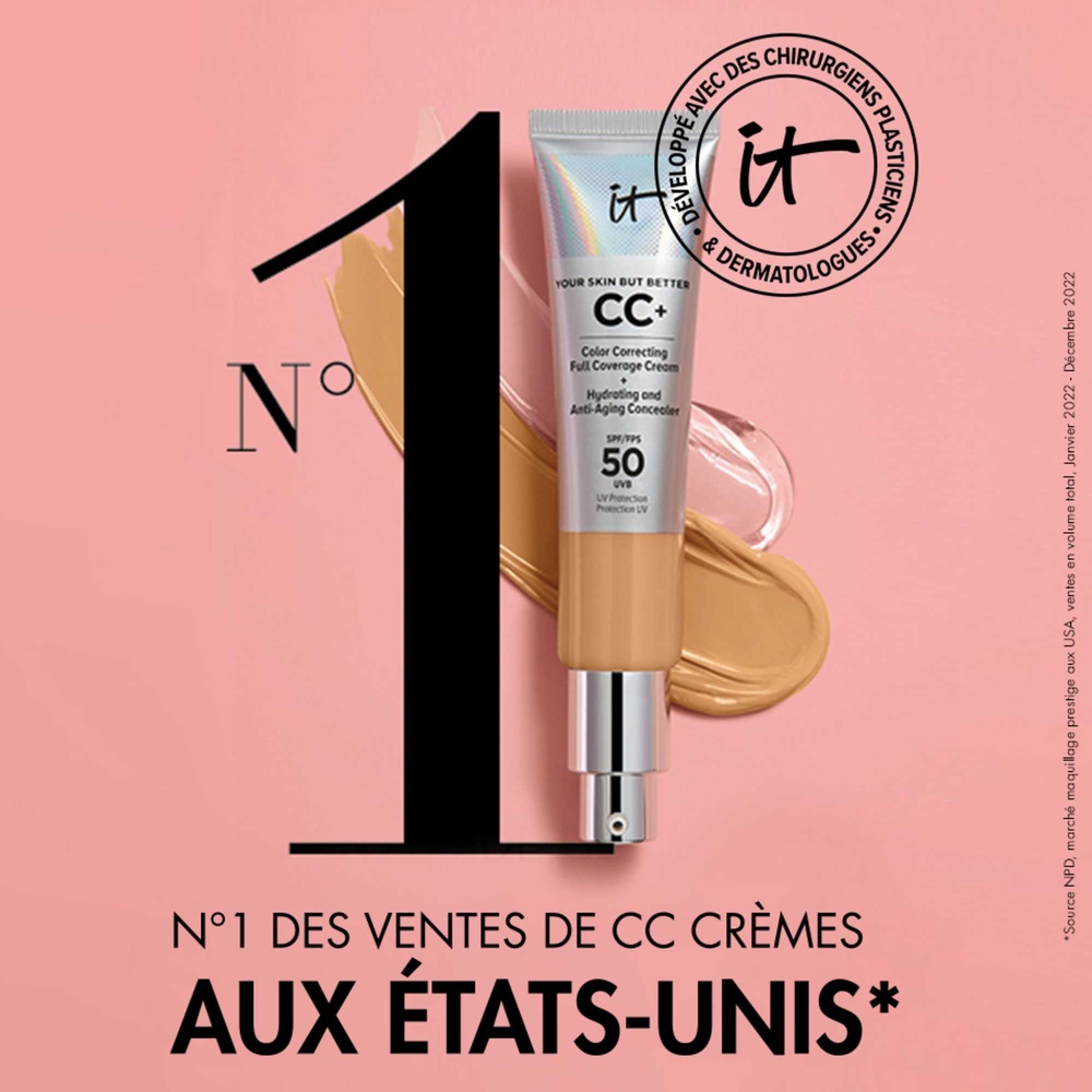 It Cosmetics Your Skin But Better CC Crème Correctrice Haute Couvrance