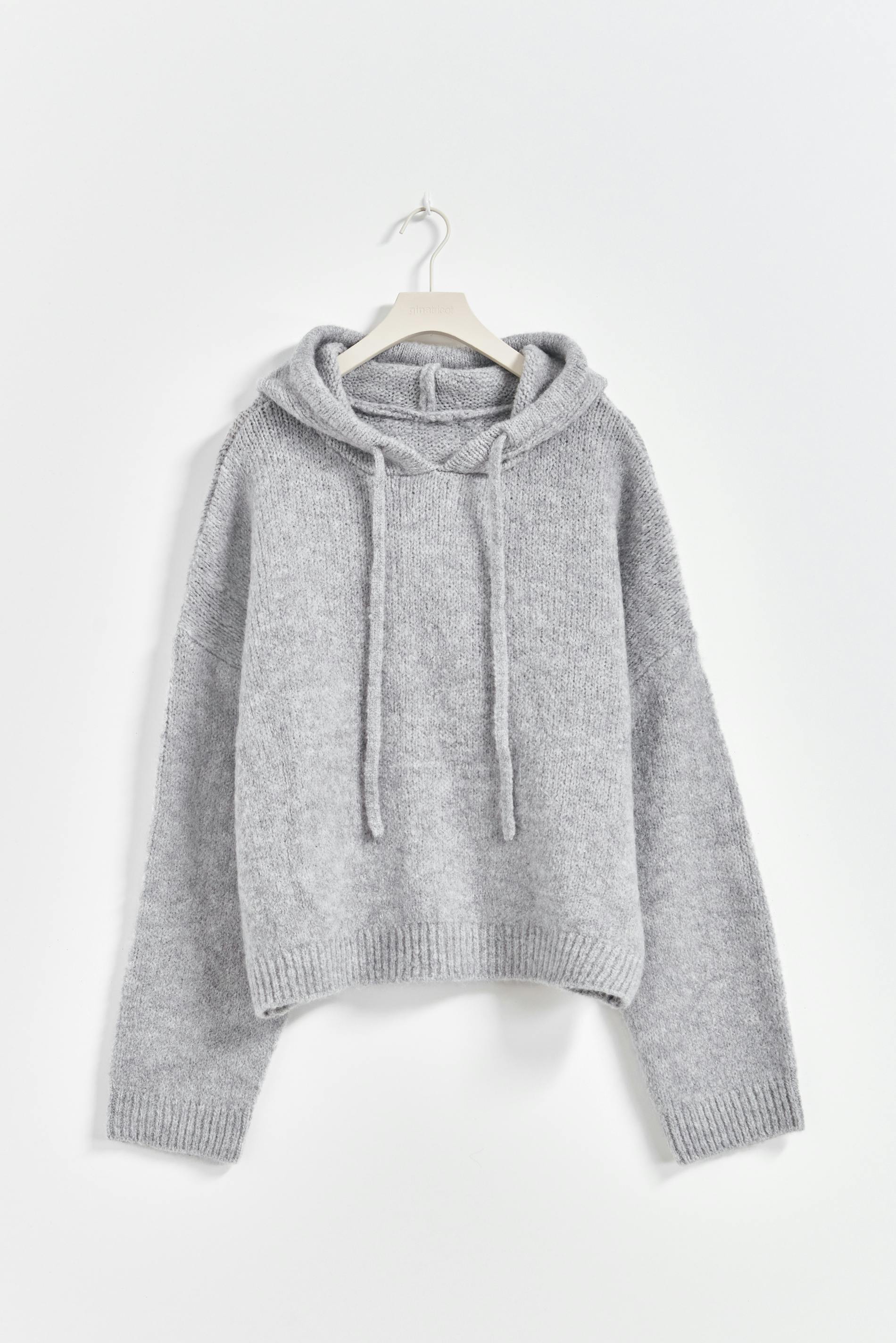Knitted hoodie