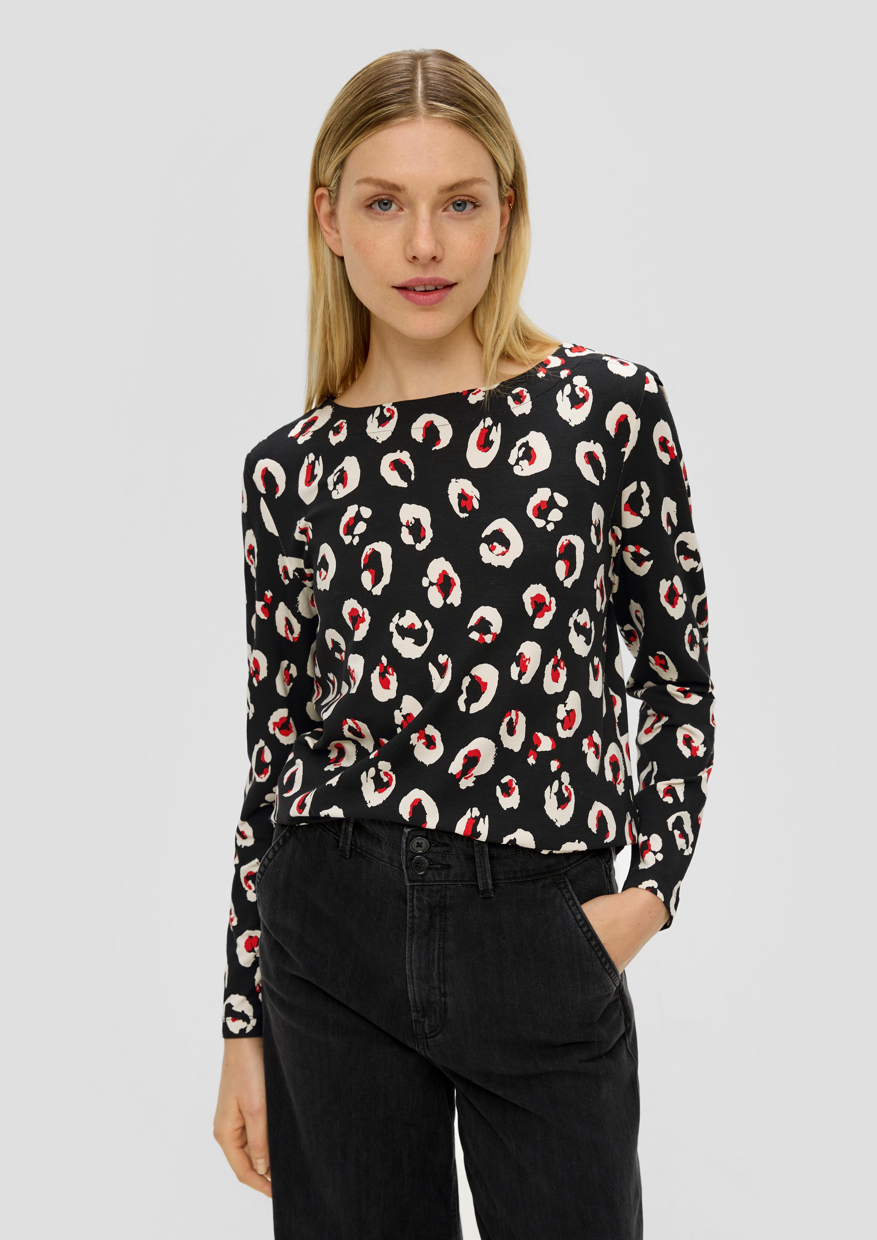 Longsleeve aus Viskosestretch  2139664-99A1