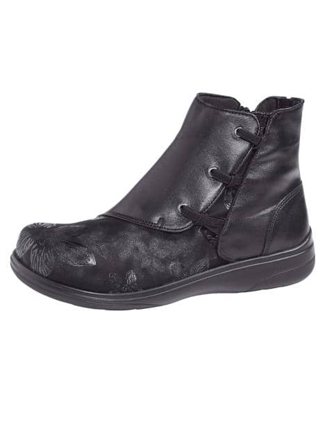 Stiefelette mit seitlichem Reißverschluss