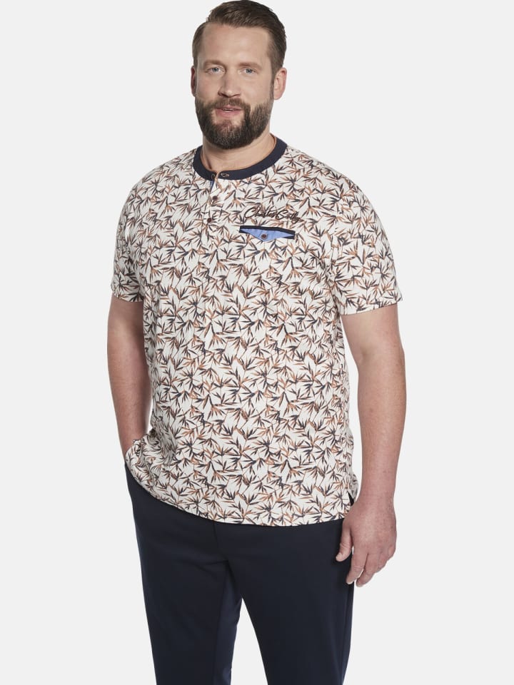 Charles Colby T-Shirt EARL LYNDON in weiß bedruckt günstig kaufen