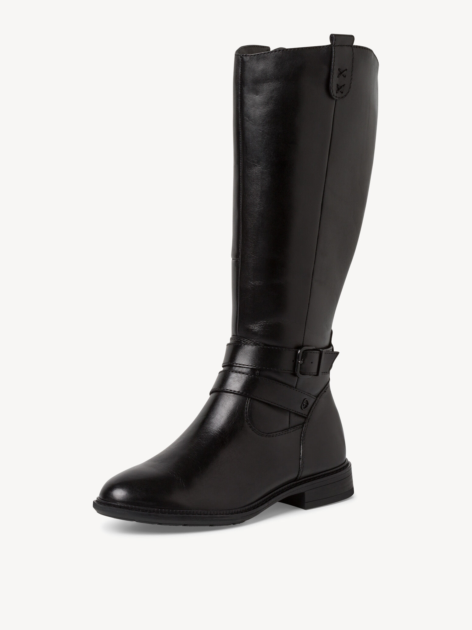 Bottes en cuir - noir