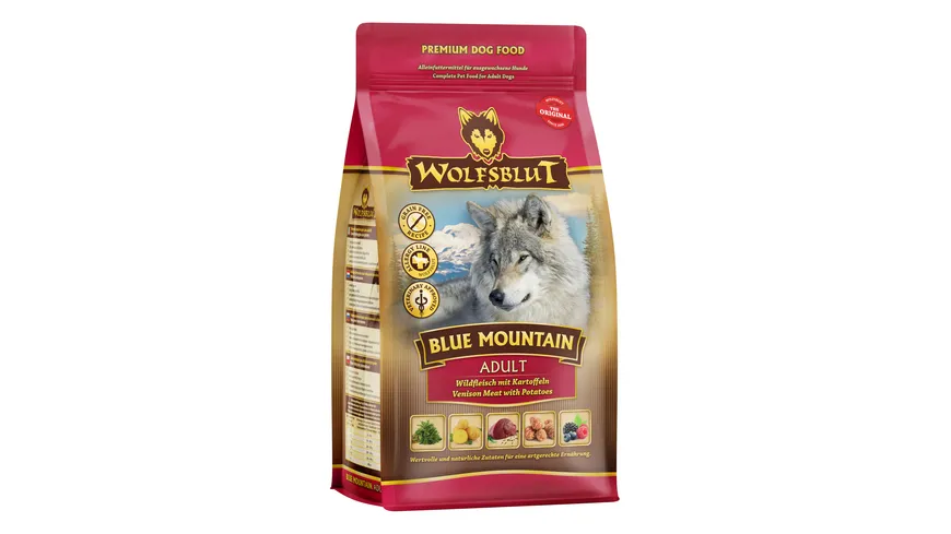 Wolfsblut Hundetrockenfutter Blue Mountain Wildfleisch & Kaninchen 500 g