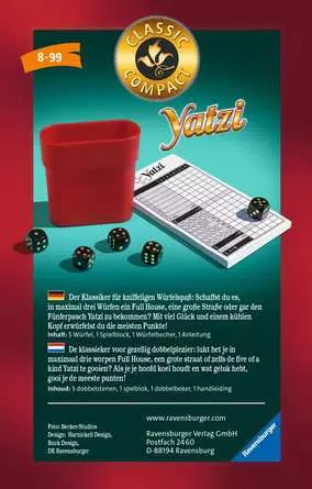 Classic Compact: Yatzi - Reisespiel ab 8 Jahren