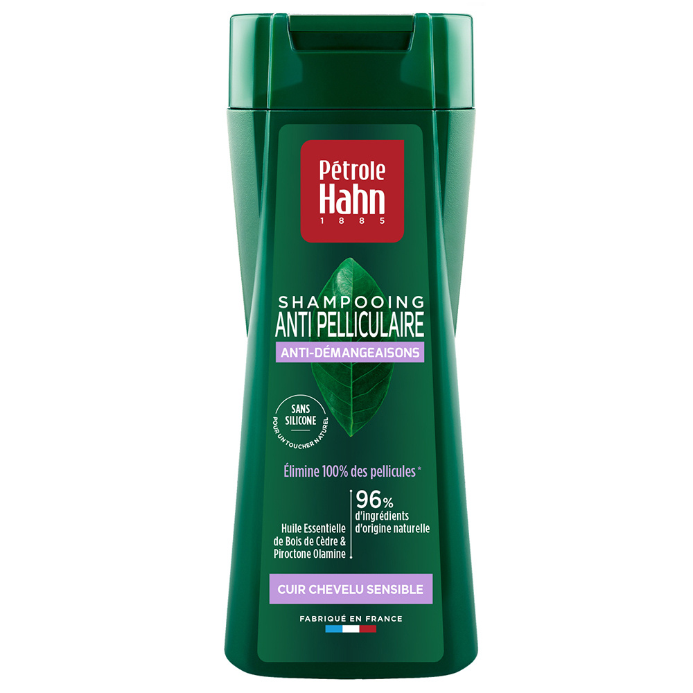 Pétrole Hahn Shampooing Antipelliculaire Anti-Démangeaisons Shampooing antipelliculaire pour cuir chevelu sensible