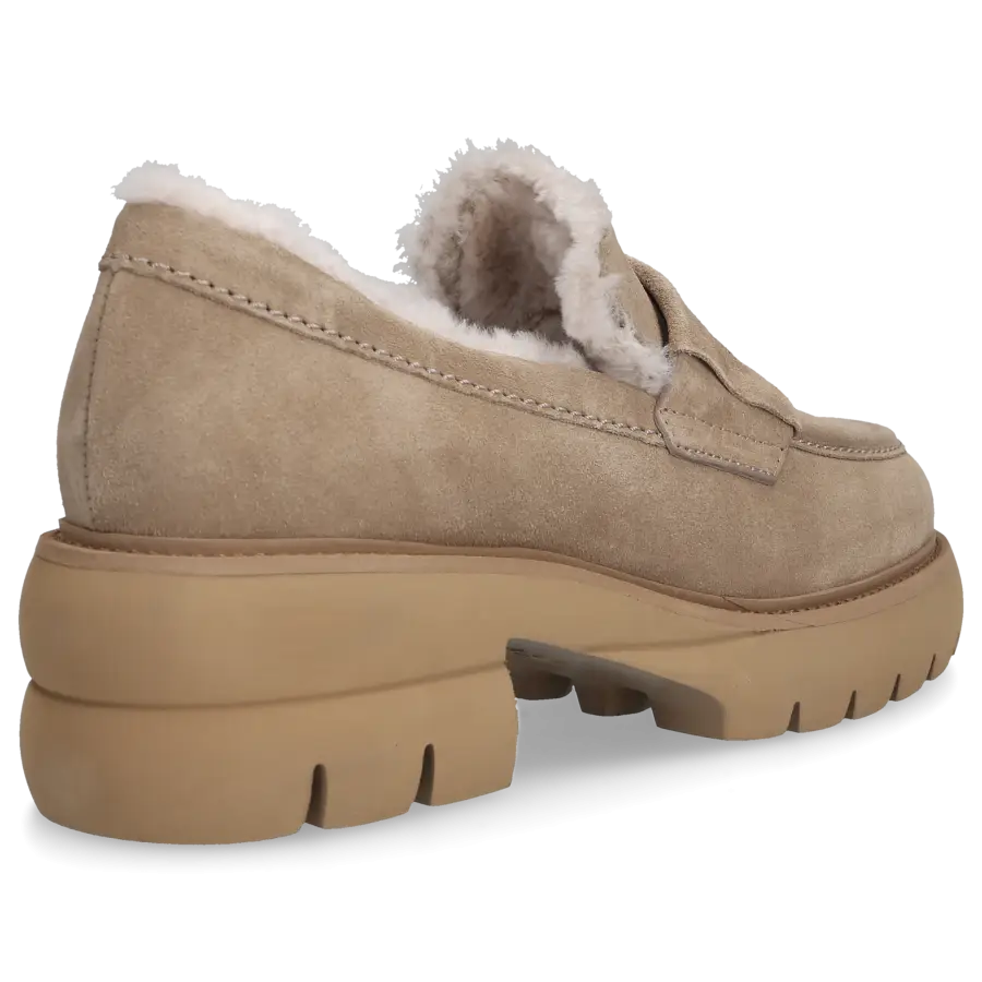 305 SOBE - Loafer CHAPLIN Veloursleder - beige