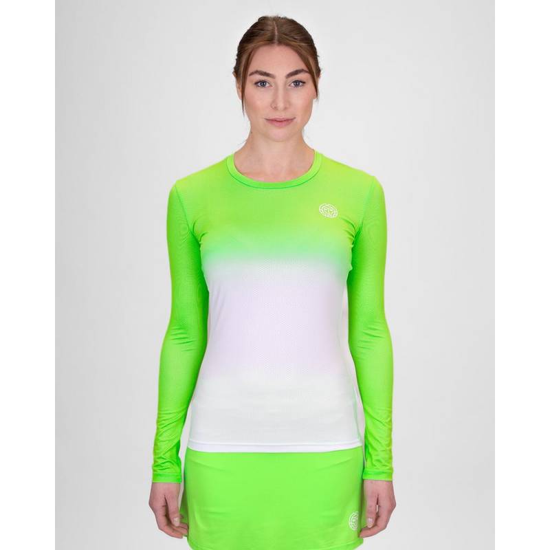 BIDI BADU Crew Gradiant Longsleeve Tennisshirt Damen