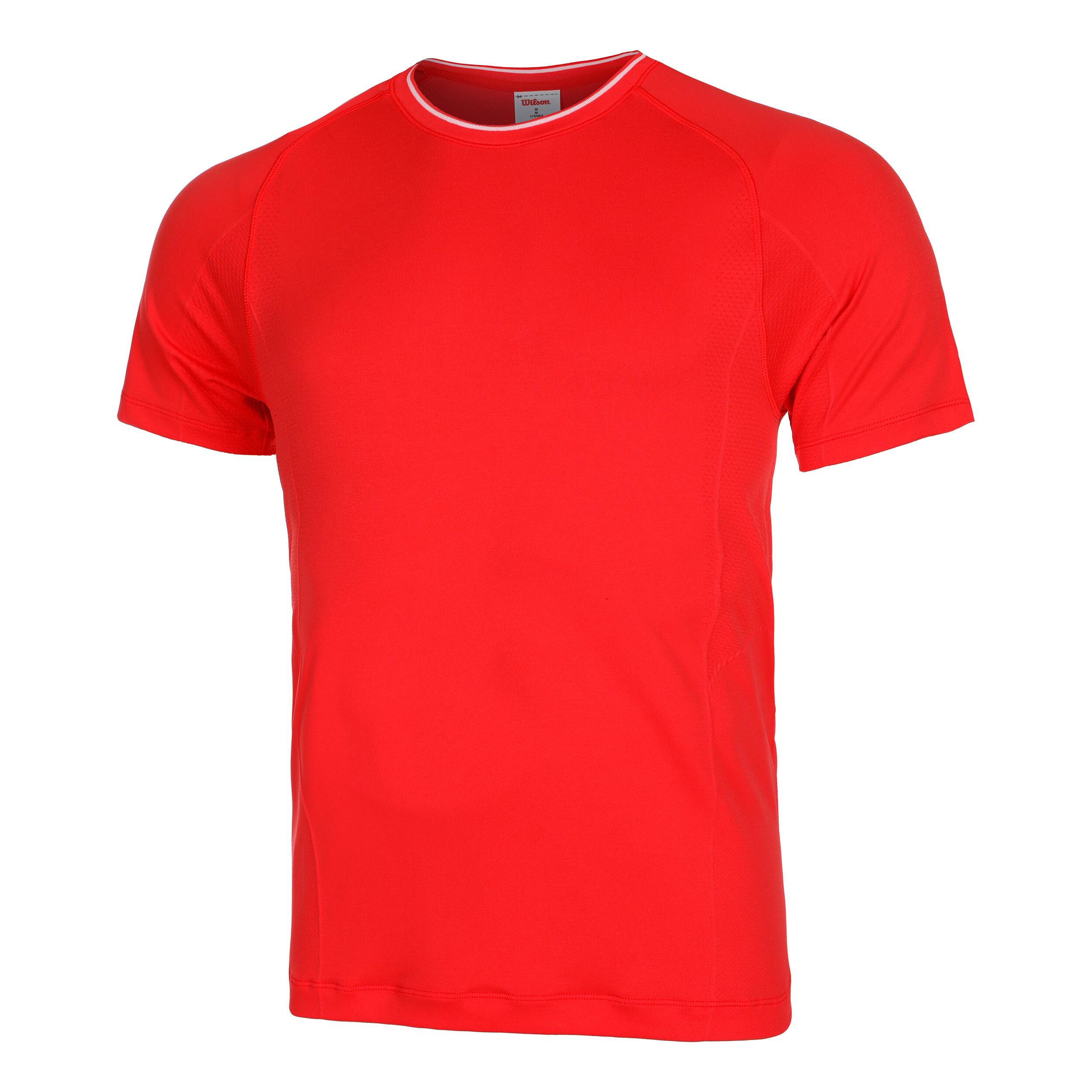 Team Players Seamless Crew T-Shirt Herren - Rot
